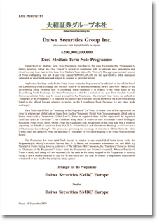Daiwa Securities Group Inc